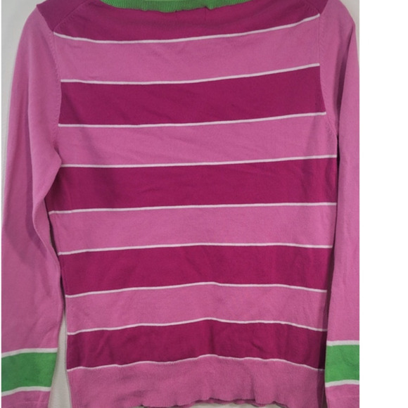 Lilly Pulitzer Sweater Womens Small Fun Bright Preppy Beach Whimsical Sweater - Picture 3 of 6